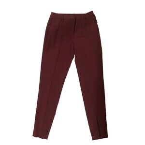 Eva Longoria Burgundy Dress Pants Size 2